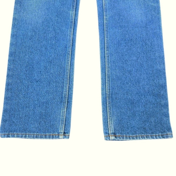1980s Vintage Orange Tab Student Levi's Blue Jeans Mens Size 29X34 - Picture 3 of 6